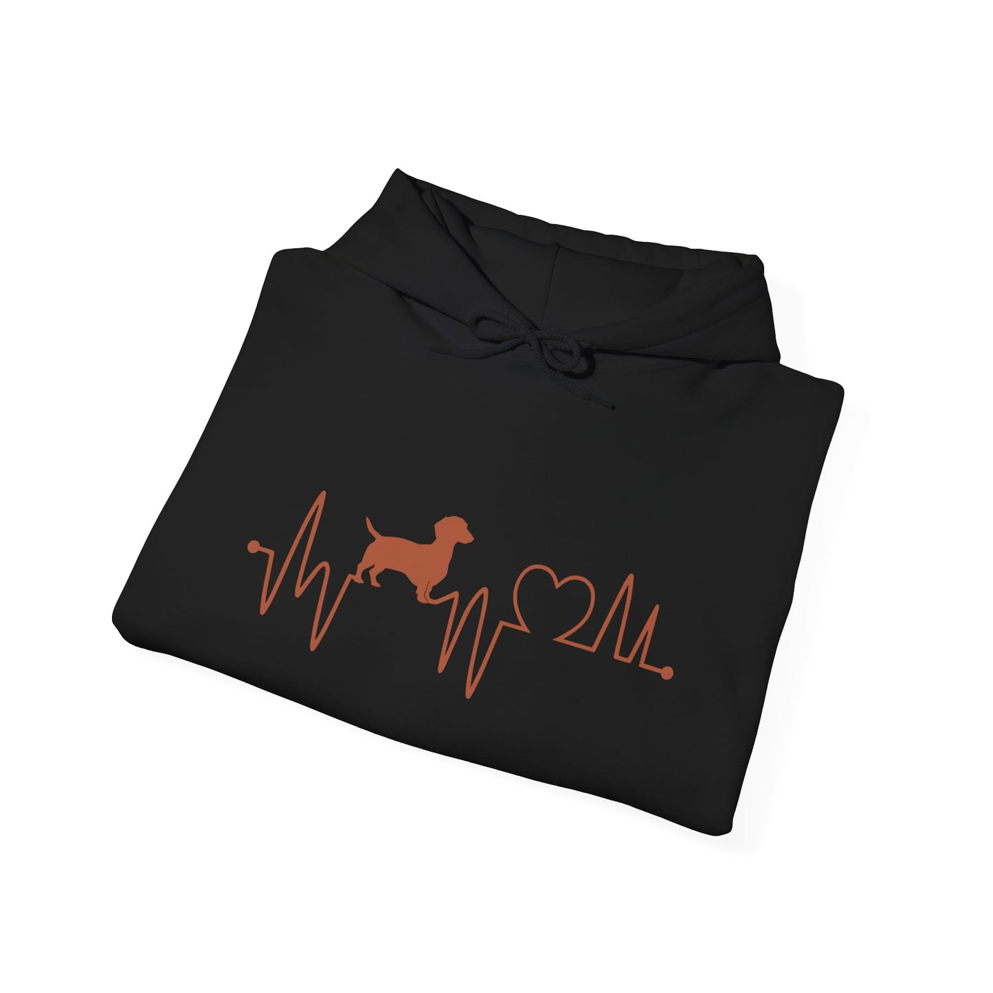 Dachshund Heartbeat Unisex Hoodie