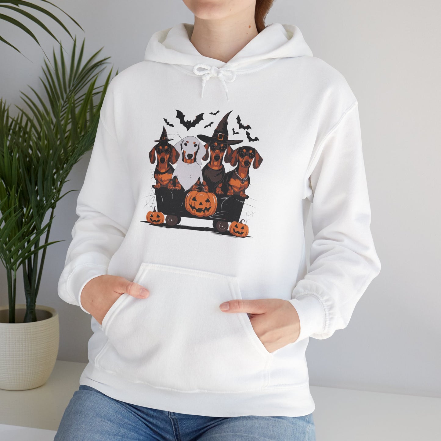 Halloween Dachshund Unisex Hoodie