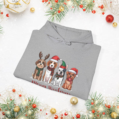 Merry Woofmas Holiday Dog Hoodie