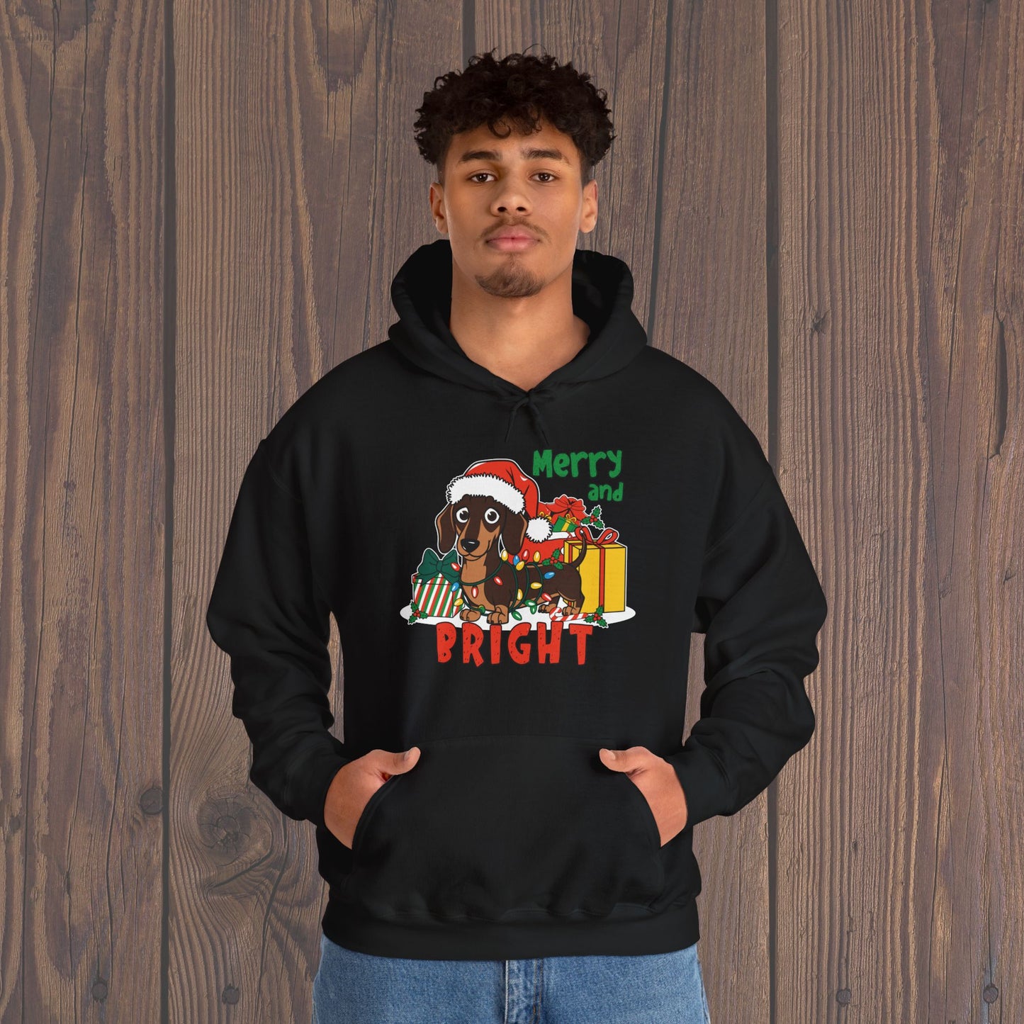 Merry Woofmas Holiday Dog Hoodie