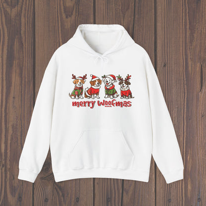 Merry Woofmas Holiday Dog Hoodie