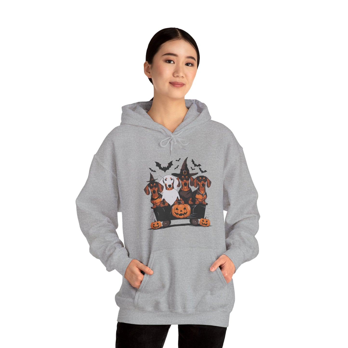 Dachshund Halloweenie Hooded Sweatshirt