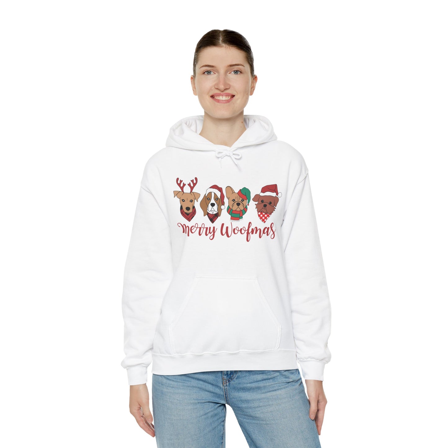 Merry Woofmas Holiday Dog Hoodie