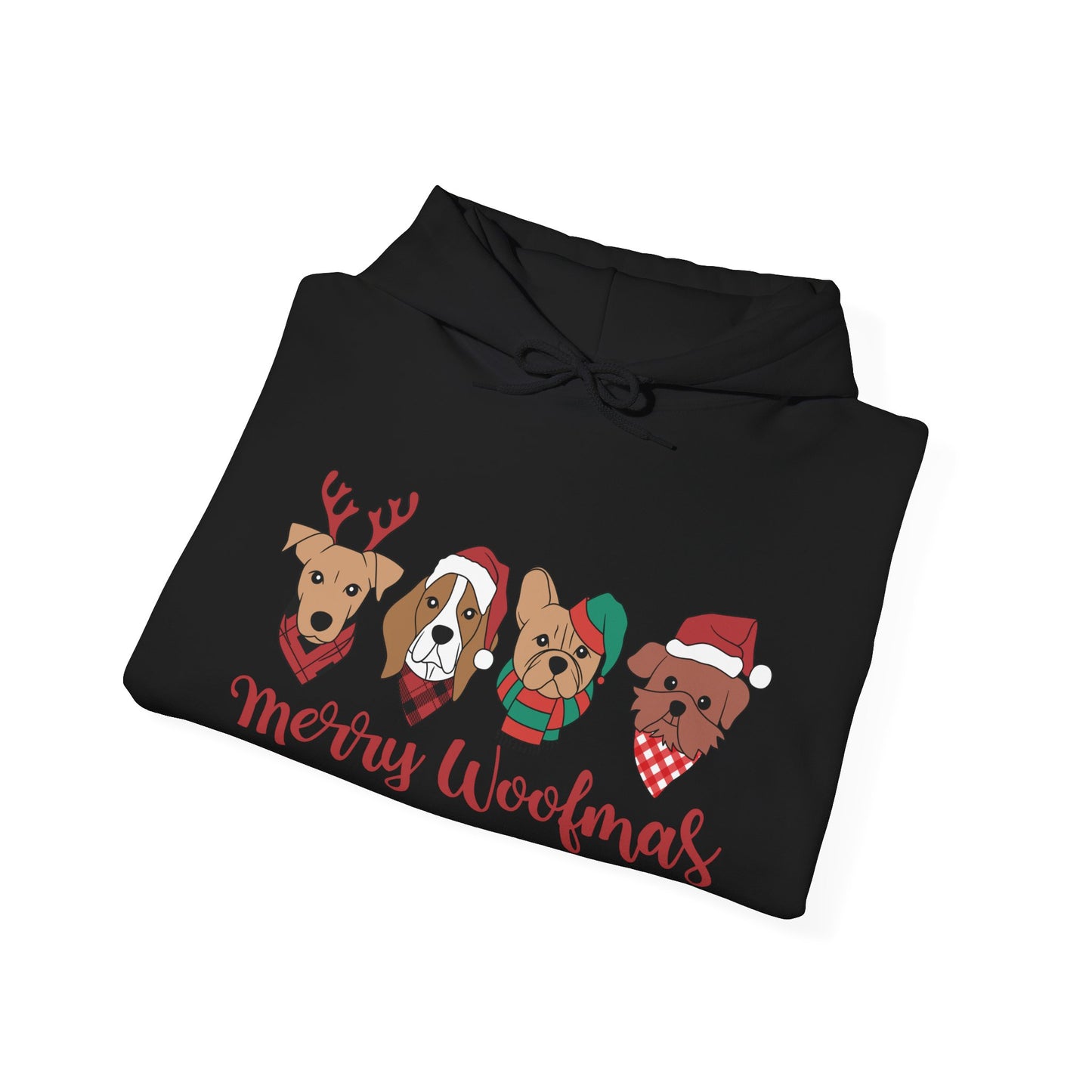 Merry Woofmas Holiday Dog Hoodie