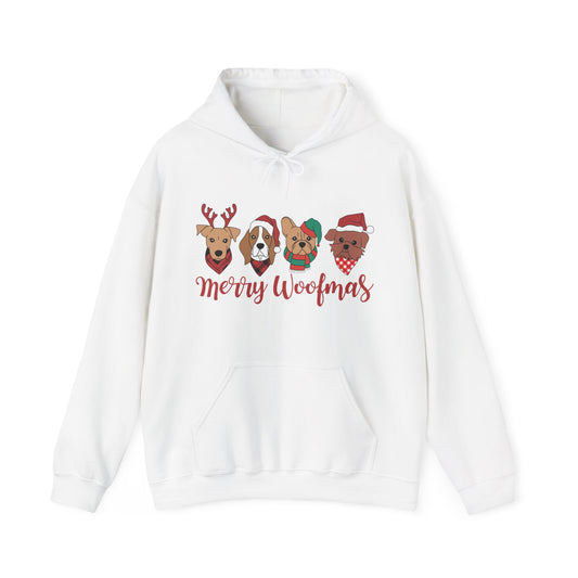 Merry Woofmas Holiday Dog Hoodie