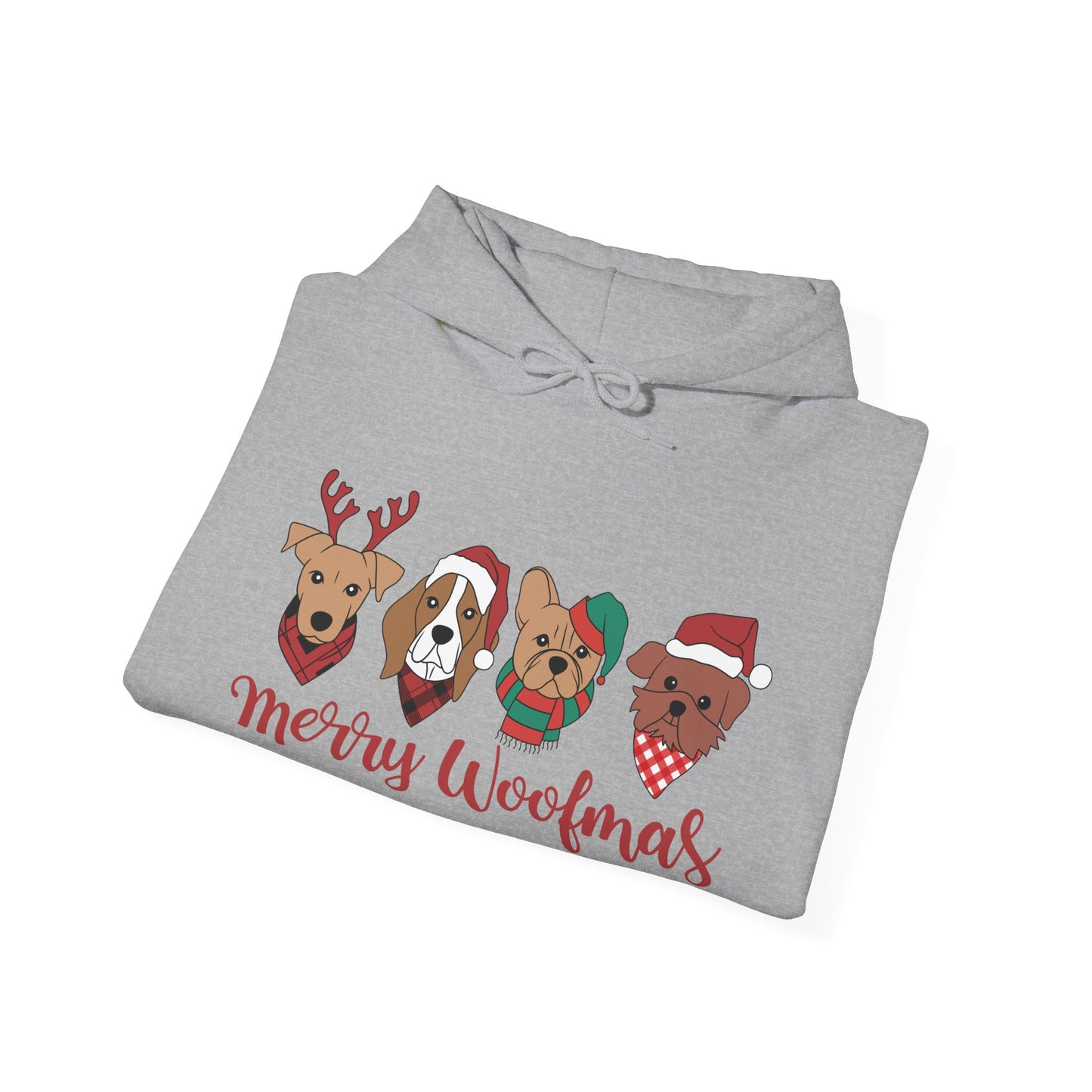 Merry Woofmas Holiday Dog Hoodie