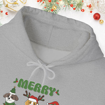 Merry Woofmas Holiday Dog Hoodie