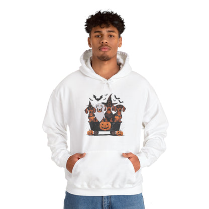 Dachshund Halloweenie Hooded Sweatshirt