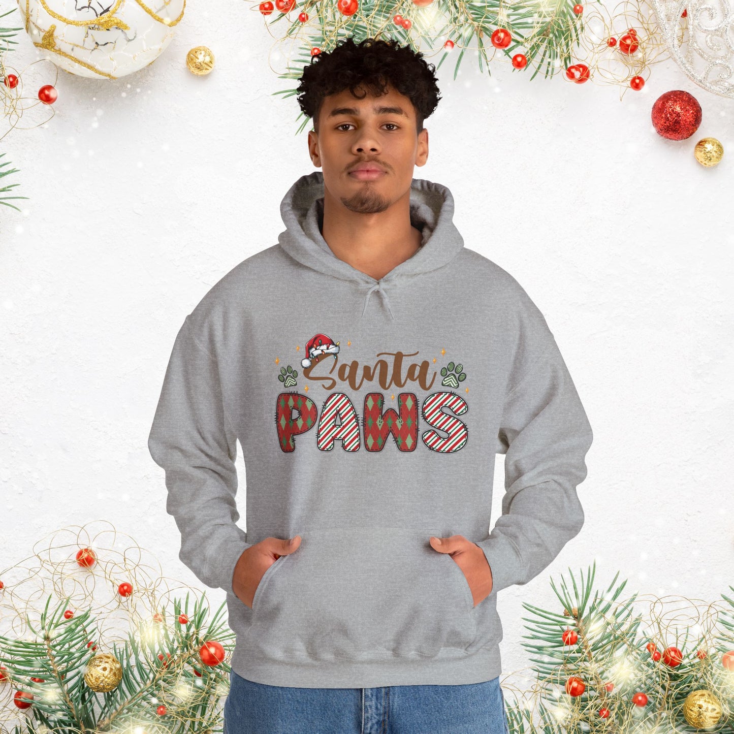 Santa Paws Christmas Hoodie