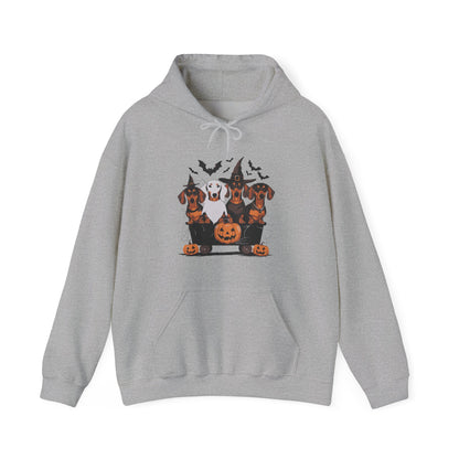 Dachshund Halloweenie Hooded Sweatshirt