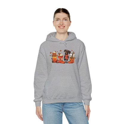 Halloween Dachshund Hooded Sweatshirt