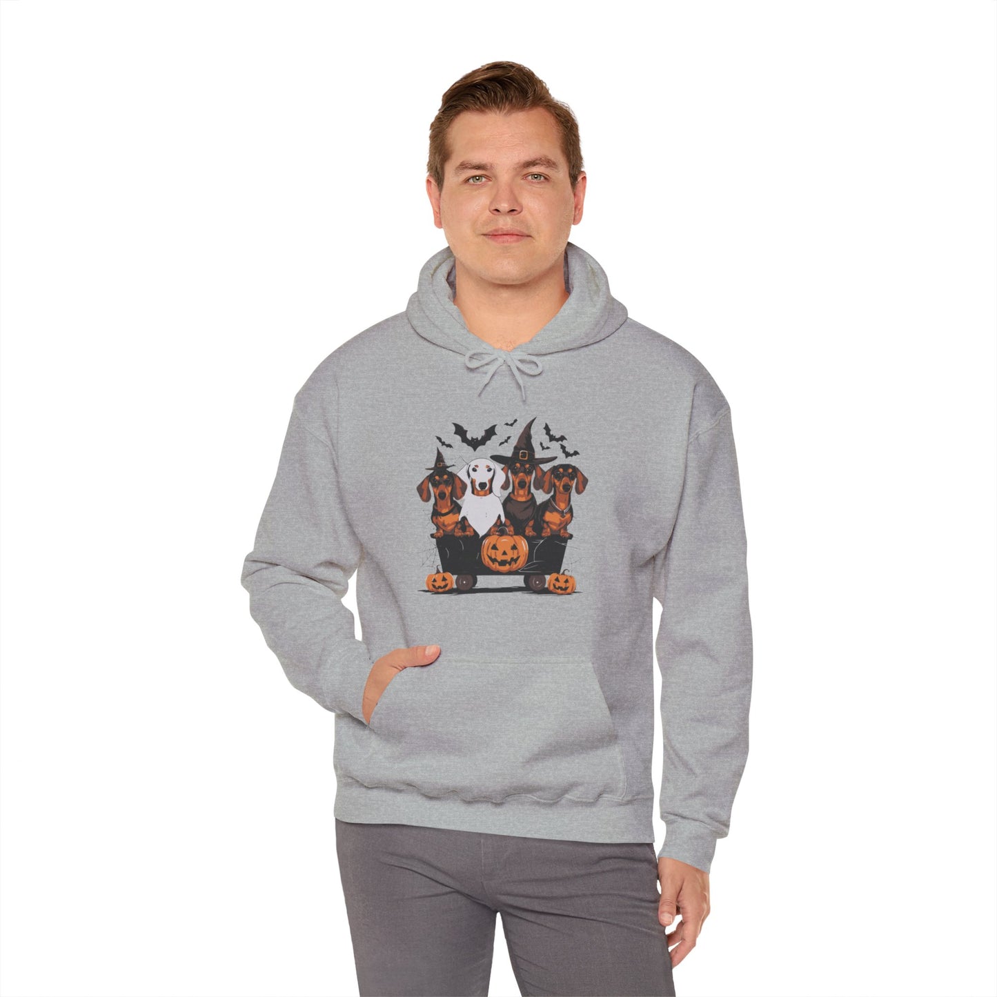 Dachshund Halloweenie Hooded Sweatshirt