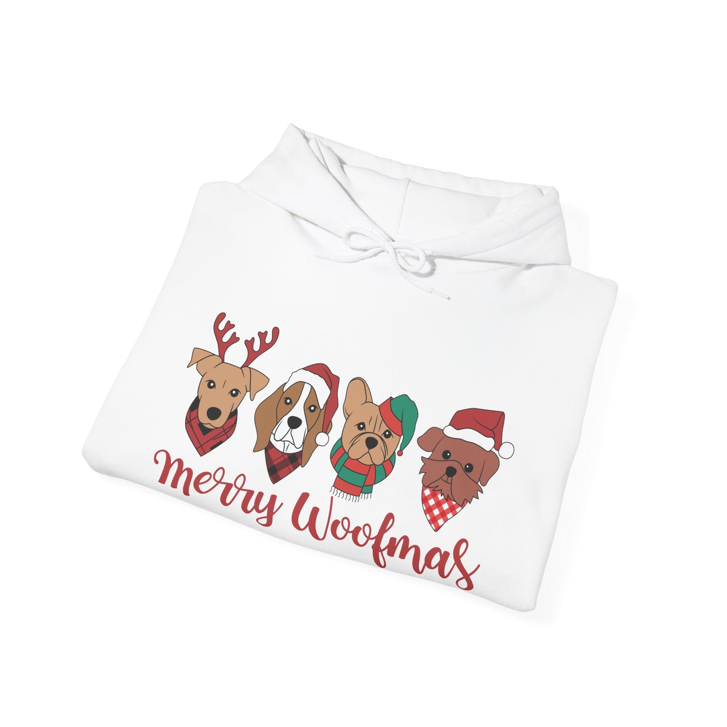 Merry Woofmas Holiday Dog Hoodie