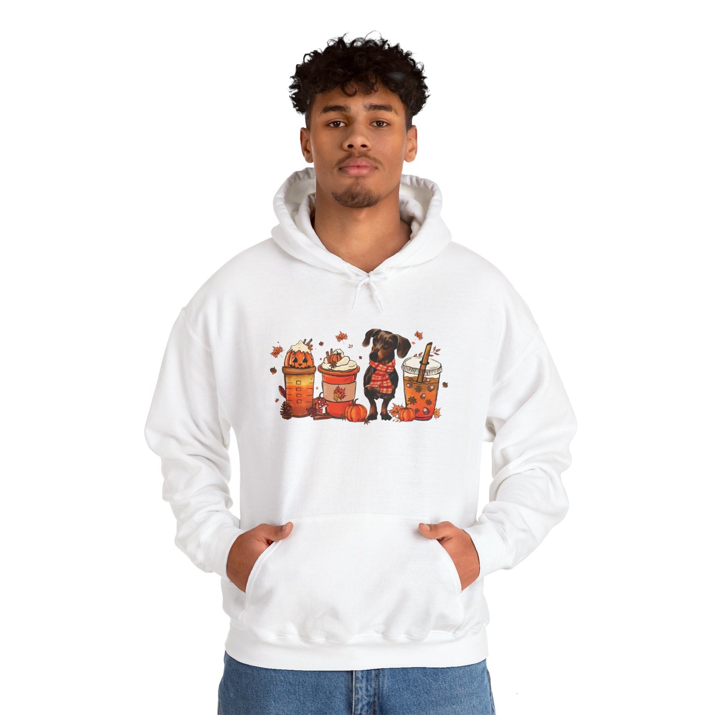 Halloween Dachshund Hooded Sweatshirt