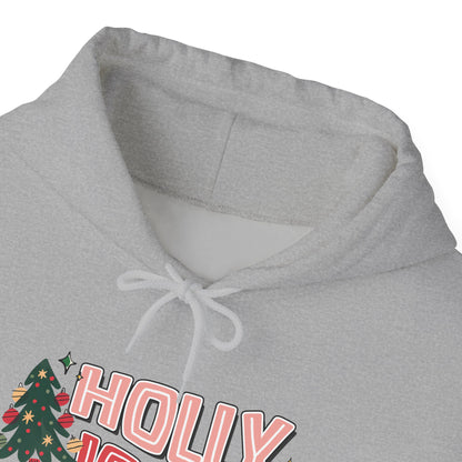 Holly Jolly Dog Mom Christmas Hoodie