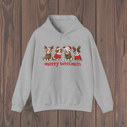 Merry Woofmas Holiday Dog Hoodie