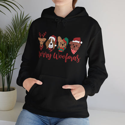 Merry Woofmas Holiday Dog Hoodie