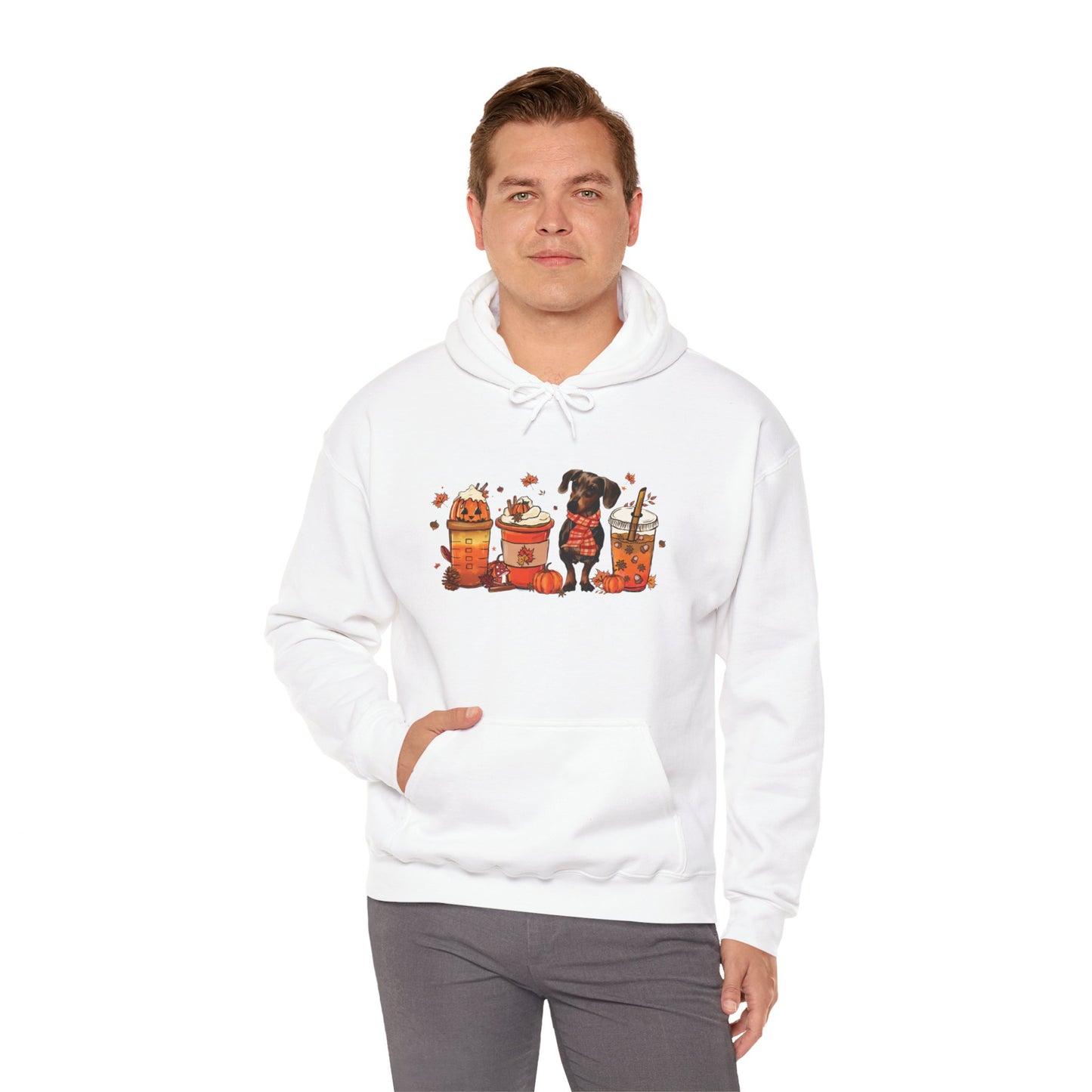 Halloween Dachshund Hooded Sweatshirt