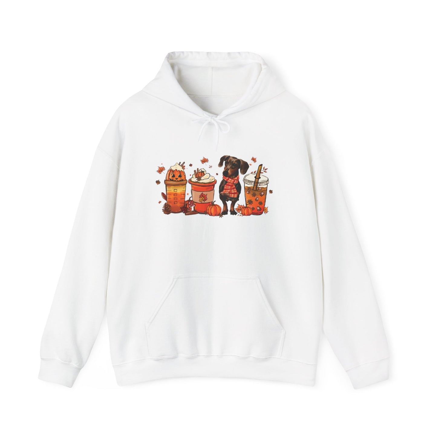 Halloween Dachshund Hooded Sweatshirt