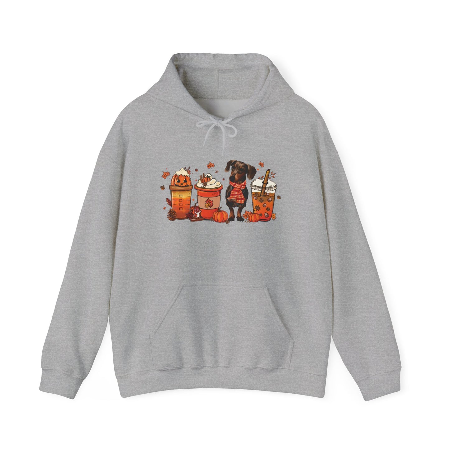 Halloween Dachshund Hooded Sweatshirt