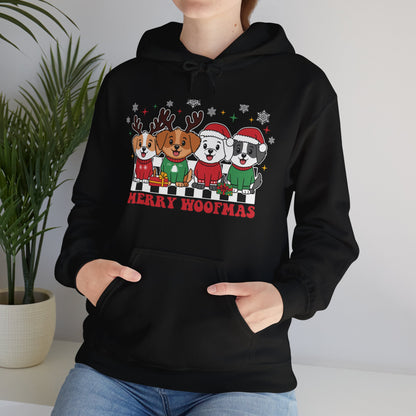 Merry Woofmas Holiday Dog Hoodie