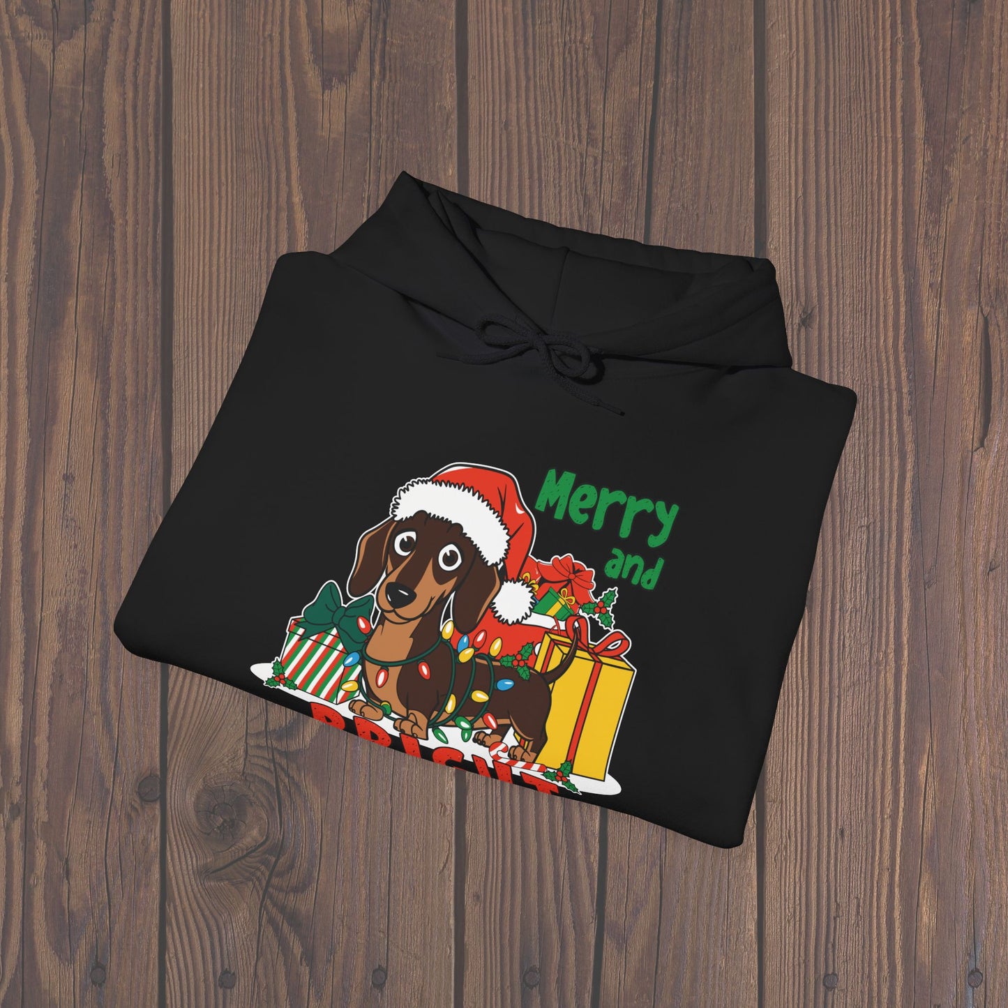 Merry Woofmas Holiday Dog Hoodie