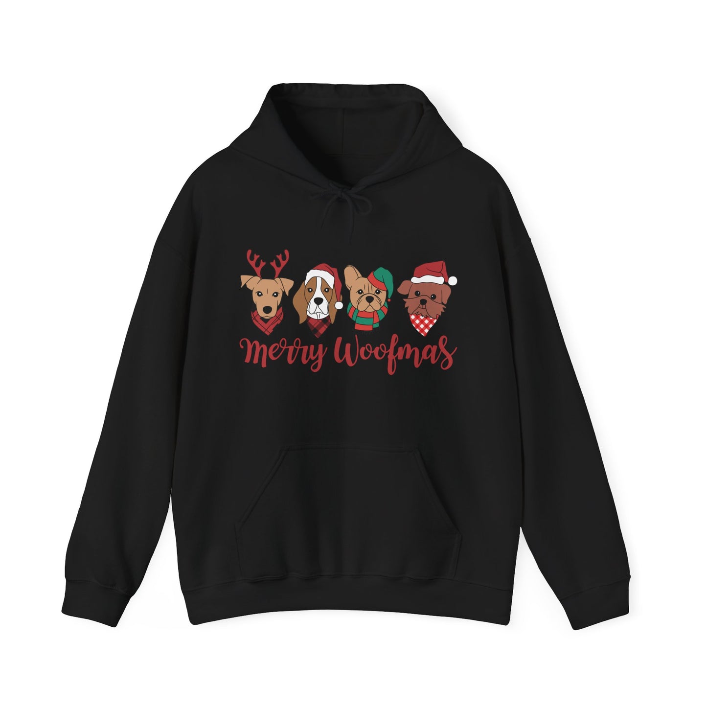 Merry Woofmas Holiday Dog Hoodie