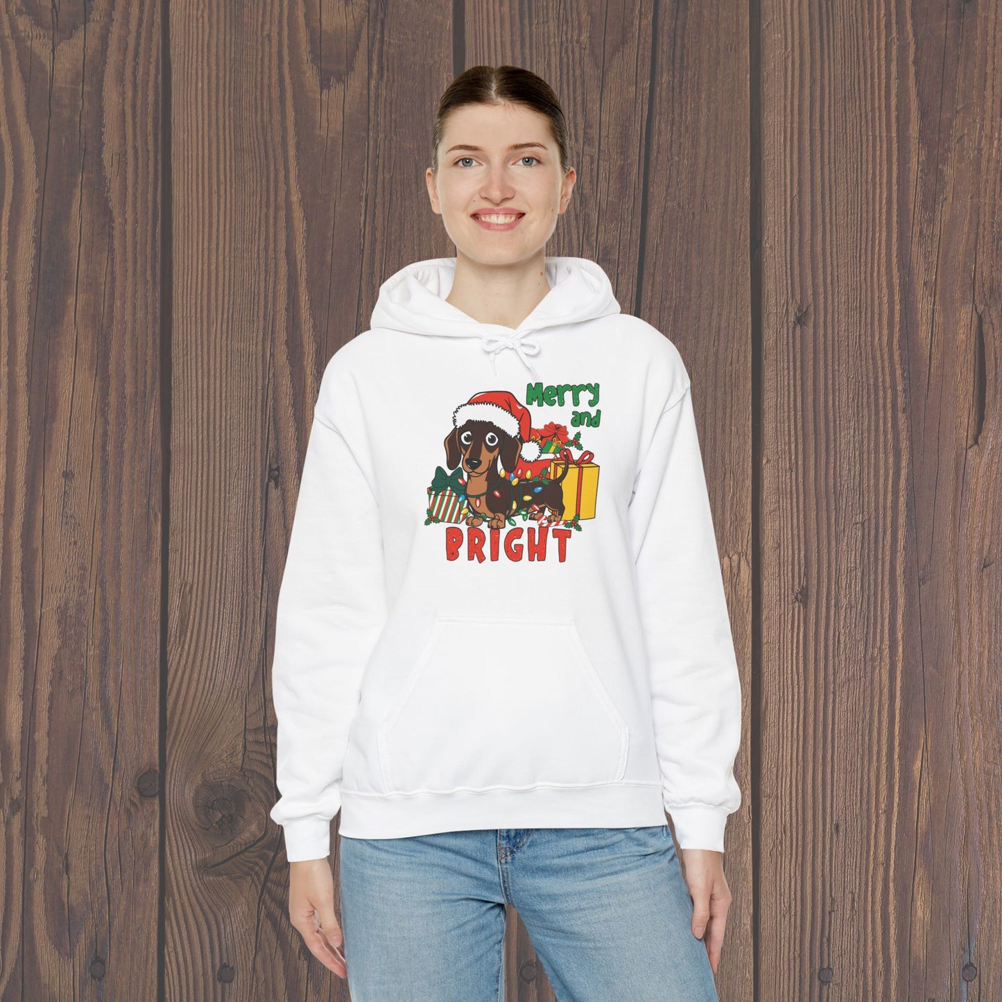 Merry Woofmas Holiday Dog Hoodie