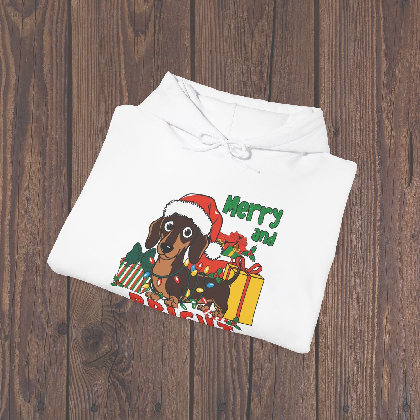 Merry Woofmas Holiday Dog Hoodie