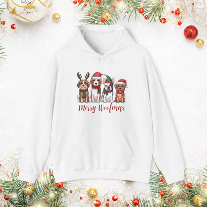 Merry Woofmas Holiday Dog Hoodie