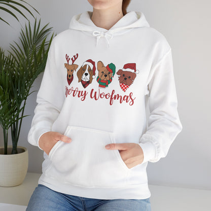 Merry Woofmas Holiday Dog Hoodie