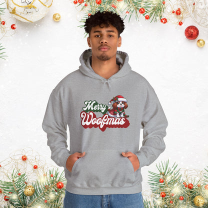 Merry Woofmas Holiday Dog Hoodie