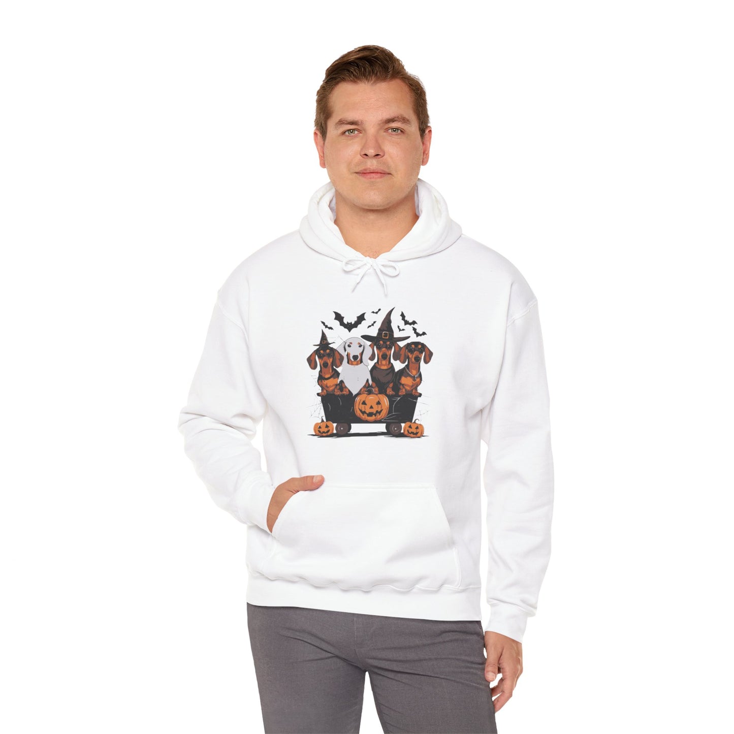 Dachshund Halloweenie Hooded Sweatshirt