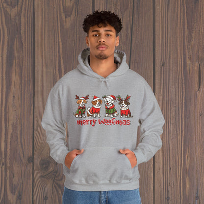 Merry Woofmas Holiday Dog Hoodie