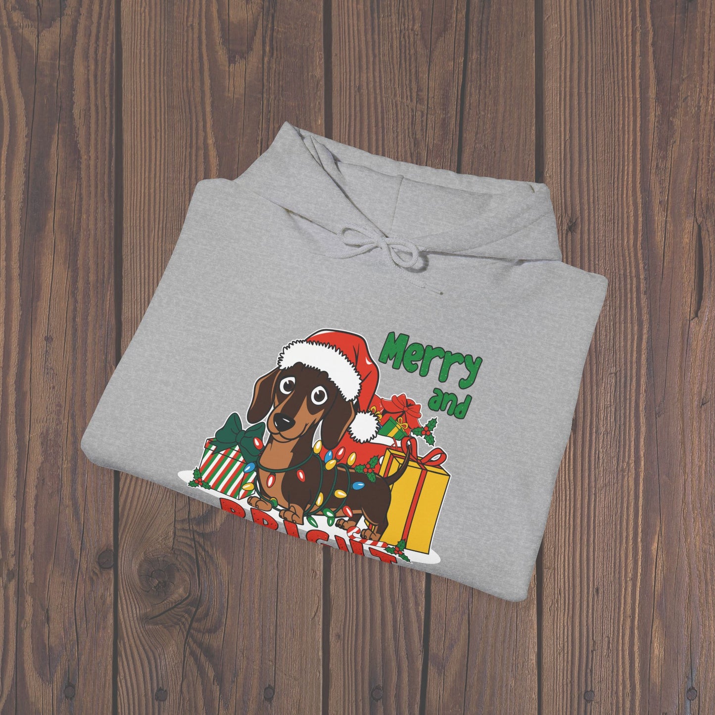 Merry Woofmas Holiday Dog Hoodie