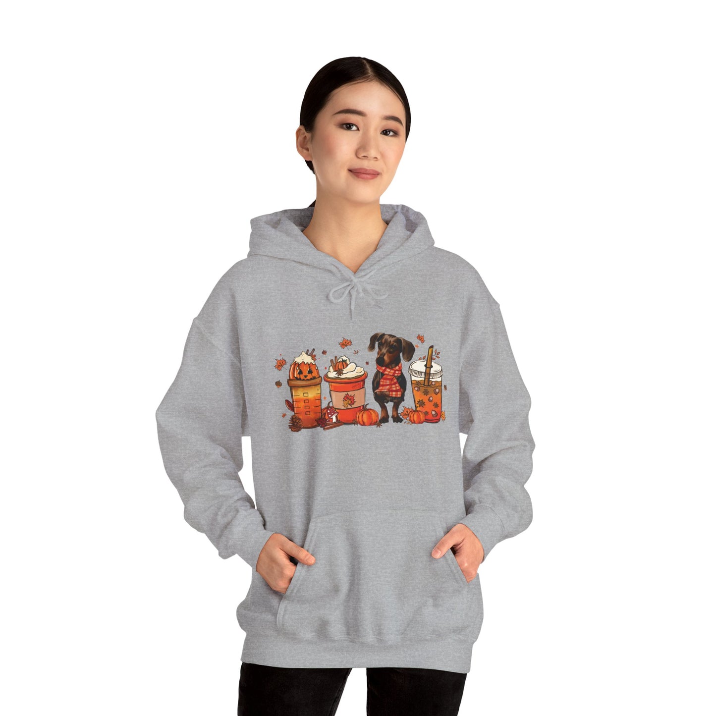 Halloween Dachshund Hooded Sweatshirt