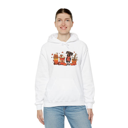 Halloween Dachshund Hooded Sweatshirt