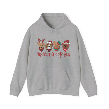 Merry Woofmas Holiday Dog Hoodie