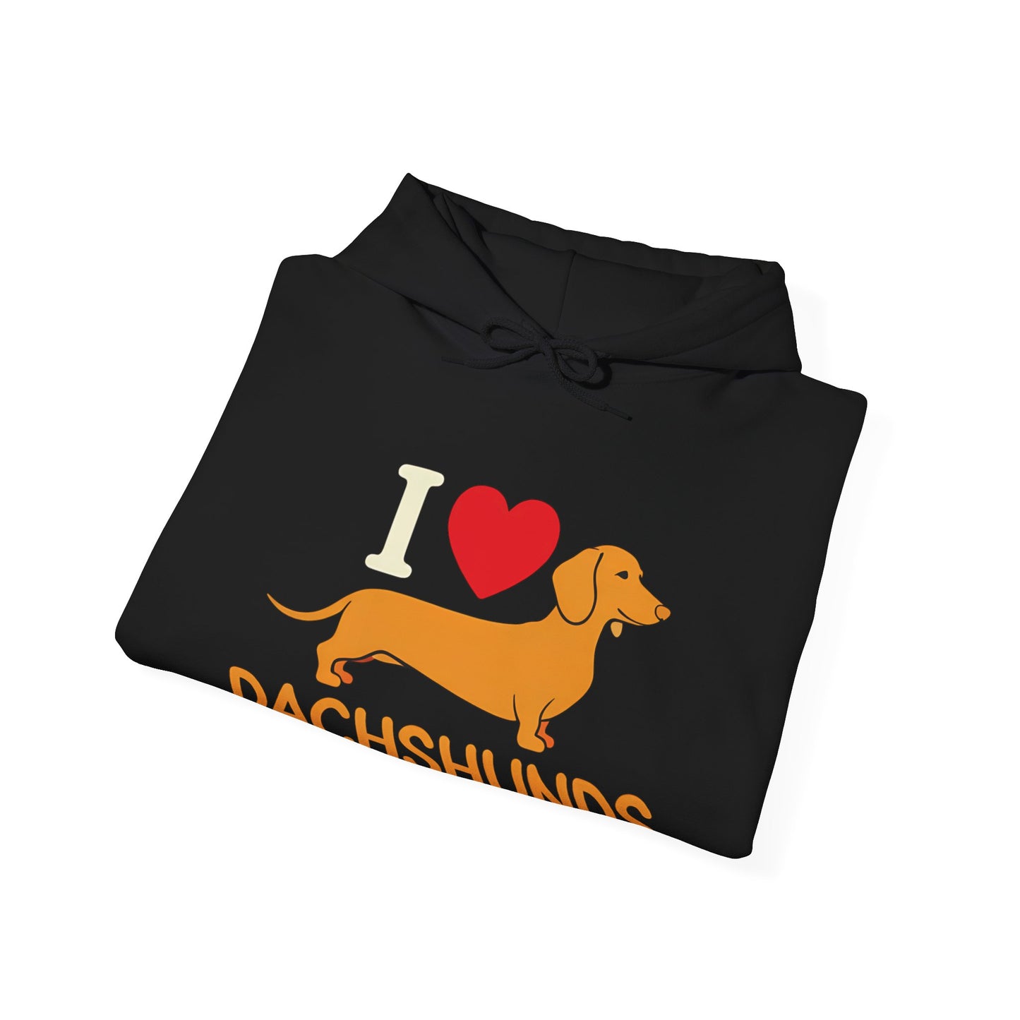 "I Love Dachshunds" Unisex Hoodie