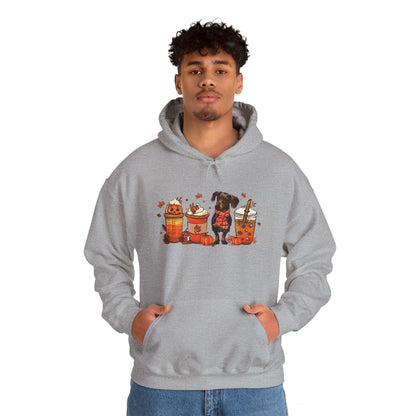 Halloween Dachshund Hooded Sweatshirt